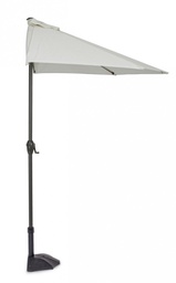 [S-B0795737] Ombrellone Mezzaluna Naturale 270x235 cm