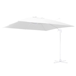 [S-V7300820000] Ombrellone con Palo Laterale Bianco 3x4 m