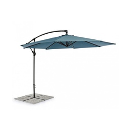 [S-B0795697] Ombrellone da giardino con braccio a 360°, dimensioni 300x260 cm, colore Antracite/Pavone