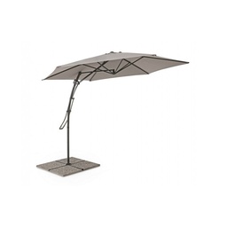 [S-B0795516] Ombrellone da giardino con braccio diametro 300x h253 cm SORRENTO Antracite/Tortora
