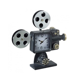 [S-B0182231] Orologio in ferro da tavolo Charles cinema