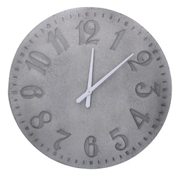 [S-V1868890000] Orologio legno grigio ø74x2 - Stile e funzionalità per ogni stanza
