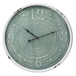 [S-V1868940000] Orologio Metallo Bordo Bianco Verde ø48x6 cm - Vacchetti