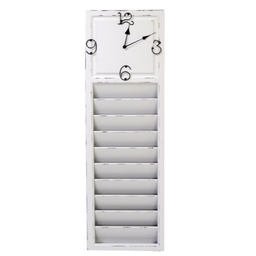 [S-V1860520000] Orologio a Muro Old Time con Portalettere 30x6x100 cm
