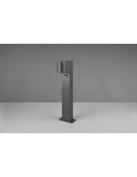 [S-TRIO514260142] Palo Basso Giardino 1xGU10 Antracite IP44 Sensore Movimento
