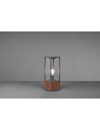 [S-TRIO501860130] Palo da Esterno Garonne IP44 in Legno H40 cm