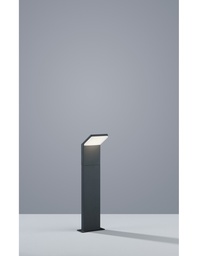 [S-TRIO521160142] Paletto da Giardino Pearl Led Antracite H50 cm