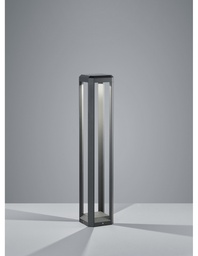 [S-TRIO422360142] Palo Alto Led da Giardino Logone Antracite H80 cm