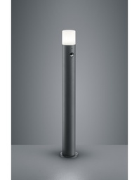[S-TRIO422260142] Palo da Esterno con Sensore Movimento Antracite H80 cm