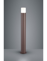 [S-TRIO422260124] Palo da Esterno Hoosic 1xE27 Ruggine H80 cm IP44