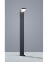 [S-TRIO421160142] Palo da Giardino a Led Antracite H100 cm