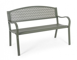 [S-B0802975] Panca Elegante Lizette Dark Olive - 123x55x84 cm