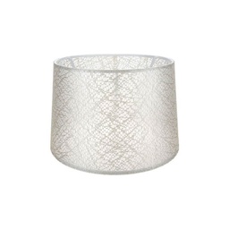 [S-FZ95847] Paralume Deco ASZ1182 tessuto crema motivo ricamo