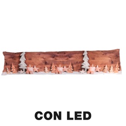 [S-V6162970000] Paraspifferi tessuto decorazioni ledbeige cm20x90