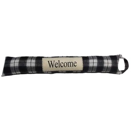 [S-V1870970000] Paraspifferi tessuto quadretti nero 83x7h15