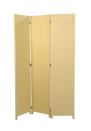 [S-V42017200NA] Paravento in carta a 3 ante naturale cm40x3h175