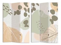 [S-V4214360000] Paravento stampa multicolor 3 ante rettangolare cm 120,6x2,5xh180