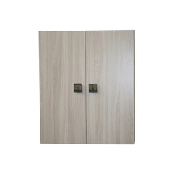 [S-FZ54622] Pensile bagno multiuso olmo 2 ante con ripiano interno 60x17xh.70 cm