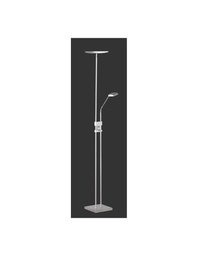 [S-TRIOR42562107] Piantana LED Luke Nichel Luce Orientabile