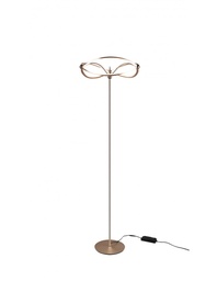 [S-TRIO421210108] Piantana Diffusore Fiocco Led Dimmer Ottone