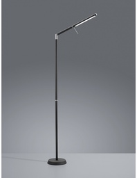 [S-TRIO420490132] Lampada da Terra Led Filigran Nero Sensore Touch H162 cm