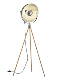 [S-TRIO403400167] Piantana Treppiede Industrial Cupola Orientabile