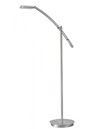 [S-TRIO420810107] Piantana Led 12W H126 cm Nichel