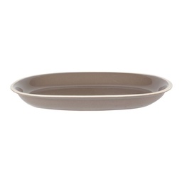 [S-V5856420000] Piatto ovale crema Otello cm36x25,5h4,5