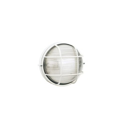[S-SOV782/02] Plaf.Picc.Gabbia  linea industriale tonda  bianco