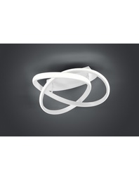 [S-TRIOR62051131] Plafoniera Bianco Spirale Led 18w Dimmerabile Ø45 cm