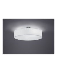 [S-TRIO603900301] Plafoniera Hotel 3xE27 Paralume Bianco Ø50 cm Trio Lighting