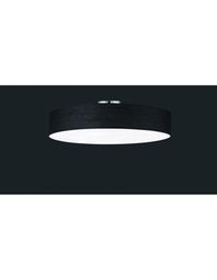 [S-TRIO603900502] Plafoniera Hotel con Paralume Nero Ø65 cm