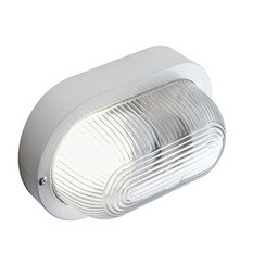 [S-SOV45/02] Plafoniera In Resina  linea echo ovale  bianco