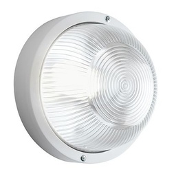 [S-SOV47/02] Plafoniera In Resina  linea echo tonda  bianco