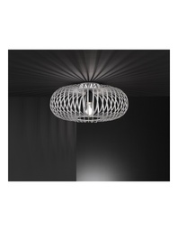 [S-TRIO606900161] Plafoniera Johann Grigio Antico Ø40 cm - Luce Atmosferica per la Tua Casa