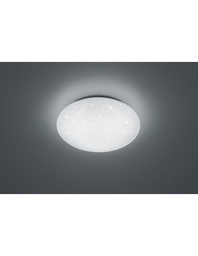 [S-TRIOR62684000] Plafoniera LED Dimmerabile Bianco Glitter Ø37 cm IP44