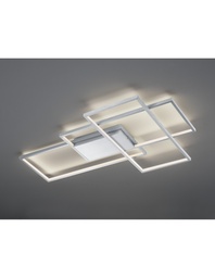 [S-TRIO652690307] Plafoniera Led Thiago 3 Rettangoli L114 cm