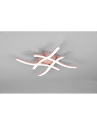 [S-TRIOR62474499] Plafoniera Moderna Design Oro Rosa Led 4000k