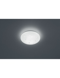 [S-TRIOR62732800] Plafoniera Moderna IP44 Led Dimmerabile Achat Ø27 cm Bianco Trio Lighting