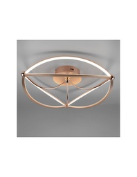 [S-TRIO621290108] Plafoniera Moderna Led 42w Charivari Ottone