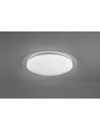 [S-TRIOR62094800] Plafoniera Moderna Led RGB Dimmerabile Bilbo Ø48 cm Bianco Trio Lighting