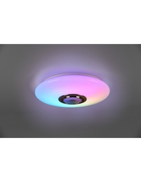 [S-TRIOR69031101] Plafoniera LED RGBW Bluetooth Musica Bianco Trio Lighting