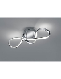 [S-TRIOR67091106] Plafoniera Design Fiocco Cromo Led Dimmer 4000k