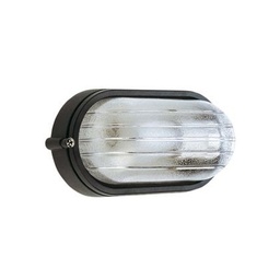 [S-SOV700/06] Plafoniera Piccola E27  linea industriale ovale  nero