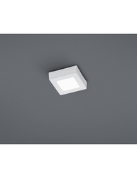 [S-TRIO657110601] Plafoniera Quadrata Zeus Led Dimmerabile Bianco 12x12 cm Trio Lighting