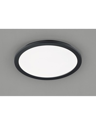 [S-TRIOR62922432] Plafoniera Rotonda LED Dimmerabile Nero Ø40 cm