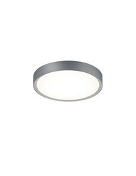 [S-TRIO659011887] Plafoniera Rotonda Led Dimmerabile Alluminio IP44 Ø33 cm