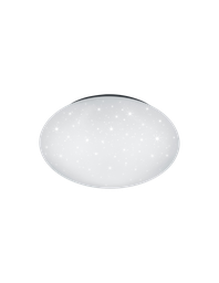 [S-TRIO686014000] Plafoniera Rotonda Effetto Stelle Paolo Led 4000k Bianco IP44 Trio Lighting