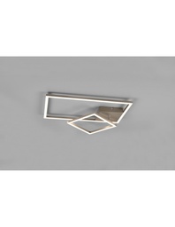 [S-TRIOR62642407] Plafoniera Inclinabile Nichel Led Dimmer 4000k