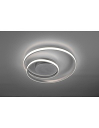 [S-TRIOR62911187] Plafoniera Alluminio Spirale Led 22w Dimmerabile Ø39 cm